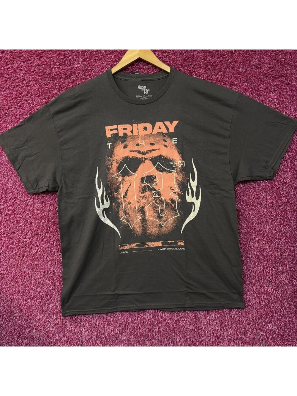 Friday the 13th Jason Voorhees Camp Crystal Lake Graphic T-Shirt 2XL